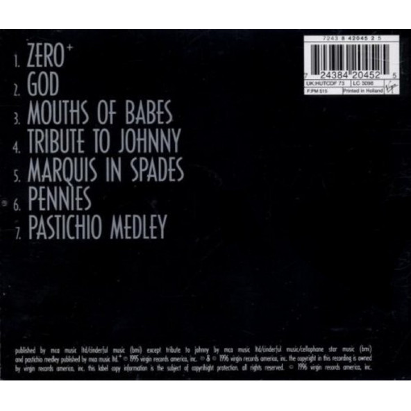 THE SMASHING PUMPKINS - ZERO (CD) (1996) - 2