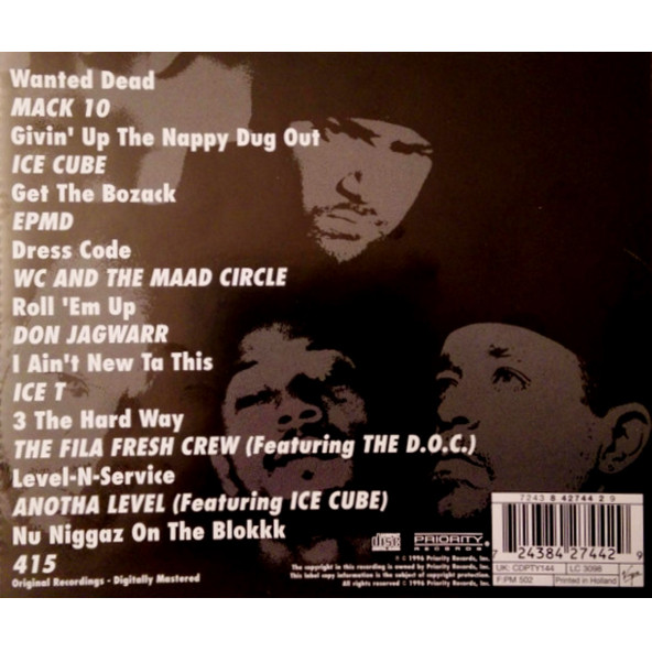 RAPMASTERS - FROM THA PRIORITY VAULTS VOLUME 3 (CD) (1996) - 2