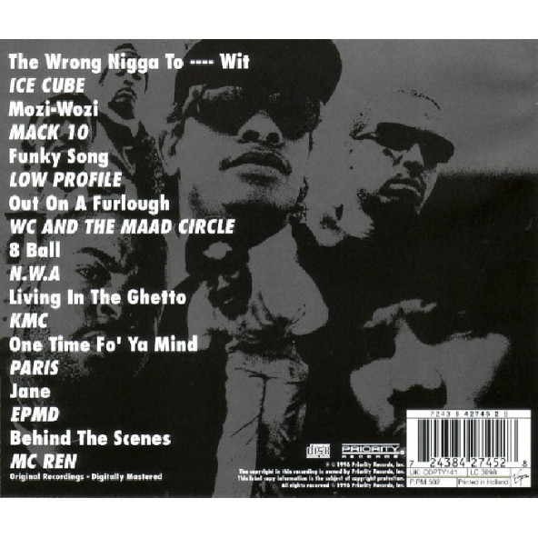 RAPMASTERS - FROM THA PRIORITY VAULTS VOLUME 4 (CD) (1996) - 2