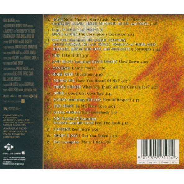 THE CORRUPTOR - SOUNDTRACK (CD) (1999) - 2