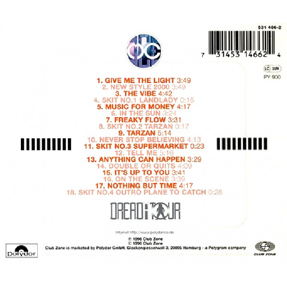 ICE MC - DREADATOUR (CD) (1996) - 2