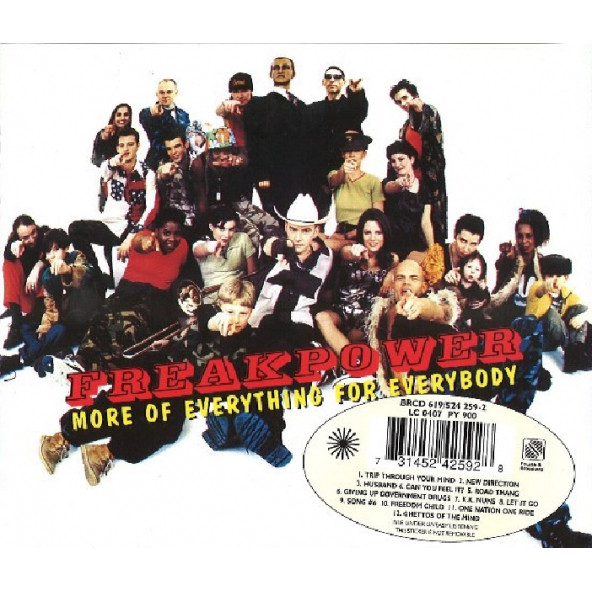 FREAK POWER - MORE OF EVERYTHING FOR EVERYBODY (CD) (1996) - 2