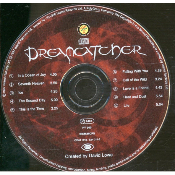 DREAMCATCHER - DREAMCATCHER (CD) (1997) - 3