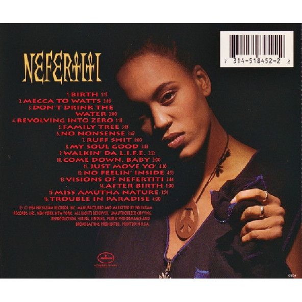 NEFERTITI - L.I.F.E. (LIVING IN FEAR OF EXTINCTION) (CD) (1994) - 2