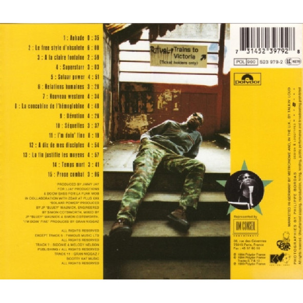 MC SOLAAR - PROSE COMBAT (CD) (1994) - 2