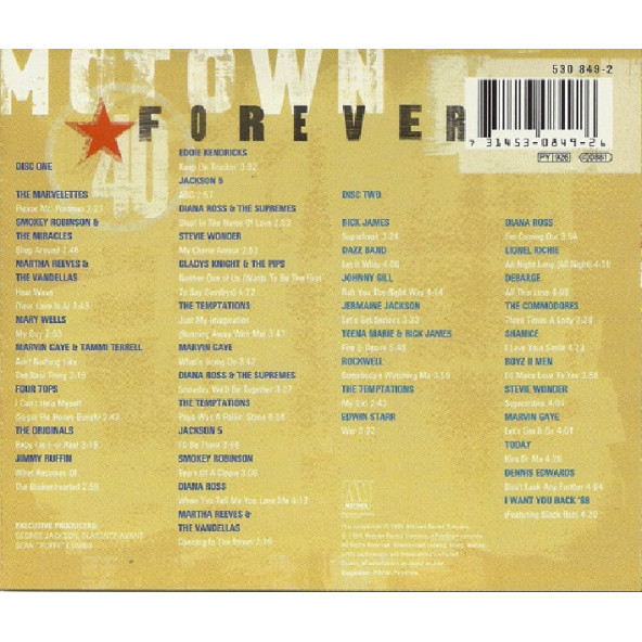 MOTOWN 40 FOREVER - VARIOUS (2 CD) (1998) - 2
