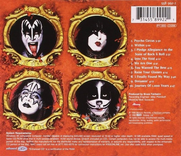 KISS - PSYCHO CIRCUS (CD) (1998) - 2