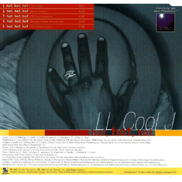 LL COOL J - HOT HOT HOT (SINGLE CD) (1998) - 3
