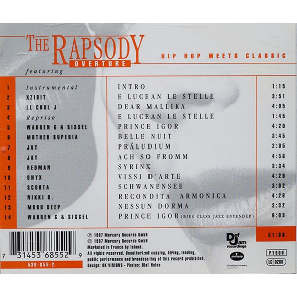 RAPSODY OVERTURE  (CD) (1997) - 2
