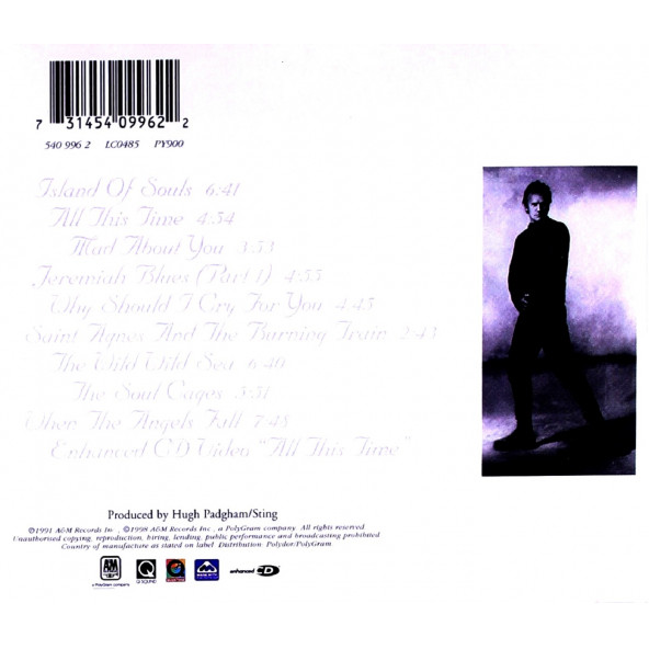 STING - THE SOUL CAGES (CD) (1998) - 2