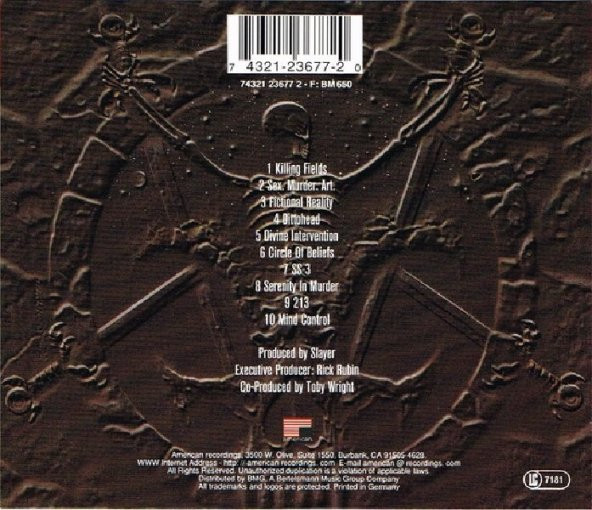 SLAYER - DIVINE INTERVENTION (CD) (1994) (BMG) - 4