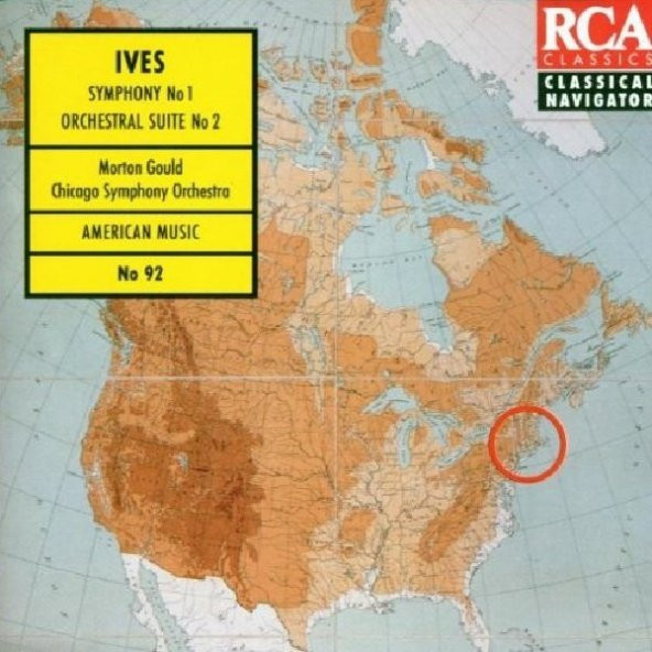 IVES - SYMPHONY NO.1  ORCHESTRAL SUITE NO.2  CHICAGO SYM. ORC. M. GOULD (CD) (1995)