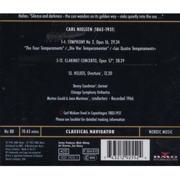 NIELSEN - SYMPHONY NO.2 GOULD GOODMAN (CD)(1995) - 2