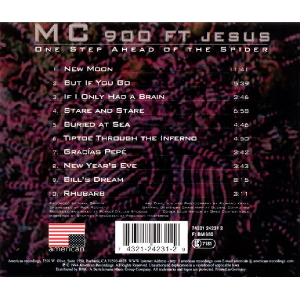 MC 900 FT JESUS - ONE STEP AHEAD OF THE SPIDER (CD) (1994) - 2