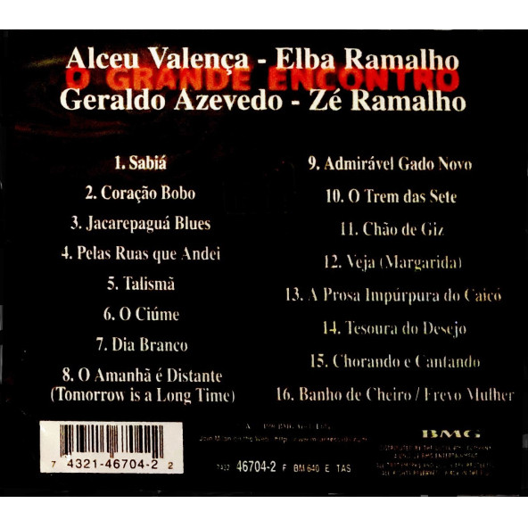 O GRANDE ENCONTRO - O GRANDE ENCONTRO (CD) (1996) - 2