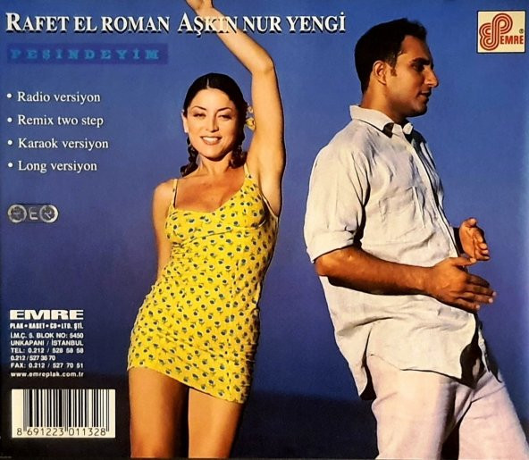 RAFET EL ROMAN AŞKIN NUR YENGİ - PEŞİNDEYİM (SINGLE CD) (2000) - 2