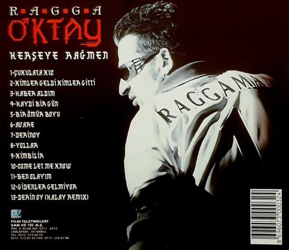 RAGGA OKTAY - HERŞEYE RAĞMEN (CD) (1998) - 2
