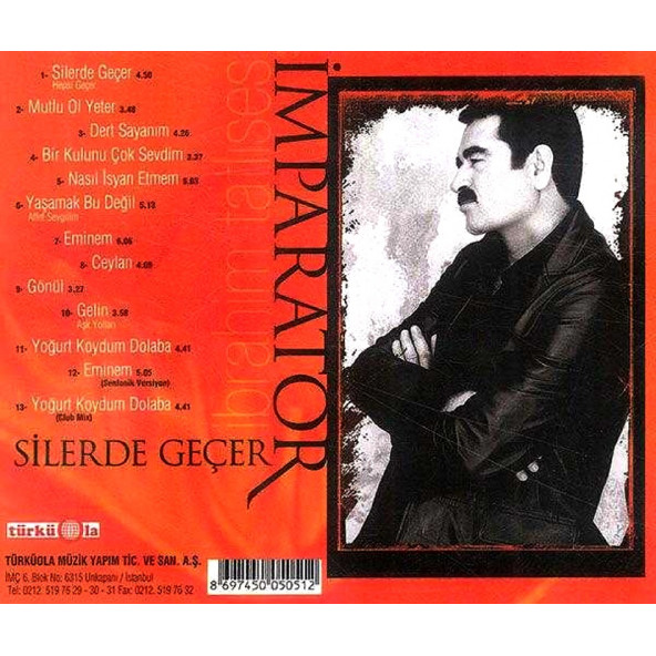 İBRAHİM TATLISES - İMPARATOR SİLERDE GEÇER (CD) (2004) - 2