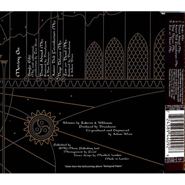 DREADZONE - MOVING  (SINGLE CD) (1997) - 2