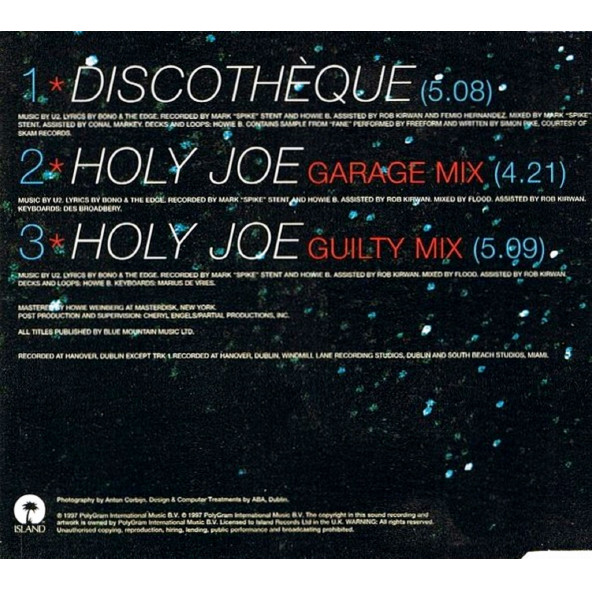 U2 - DISCOTHEQUE (SINGLE-CD)(1997) - 3