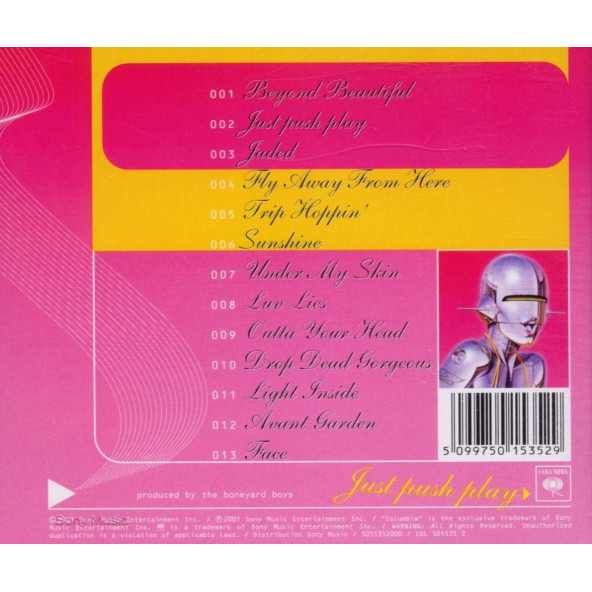 AEROSMITH - JUST PUSH PLAY (CD) (2001) - 2