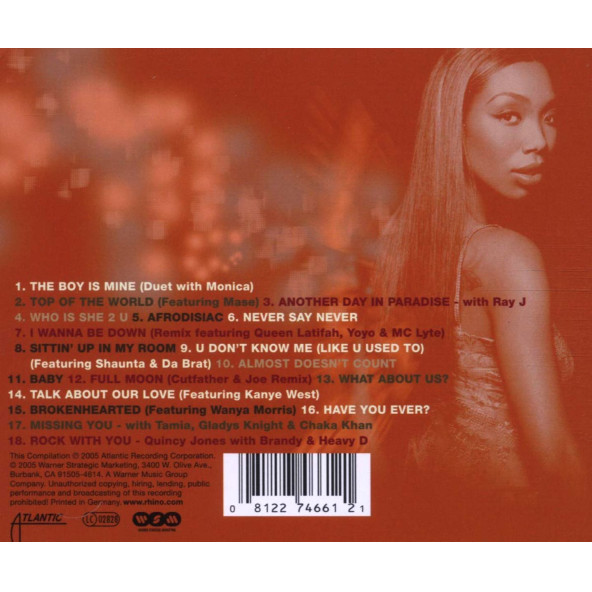 BRANDY - THE BEST OF BRANDY (CD) (2005) - 2