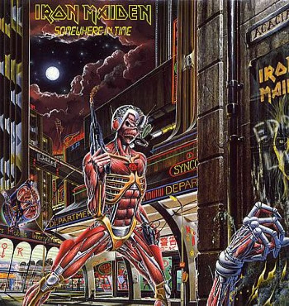 IRON MAIDEN - SOMEWHERE IN TIME (Picture Vinyl) DVD HEAVY METAL