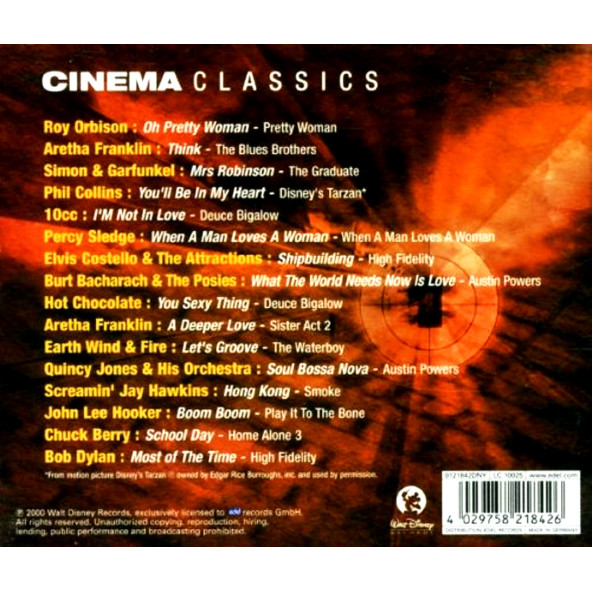 CINEMA CLASSICS - VARIOUS ARTISTS (CD) (2000) - 2