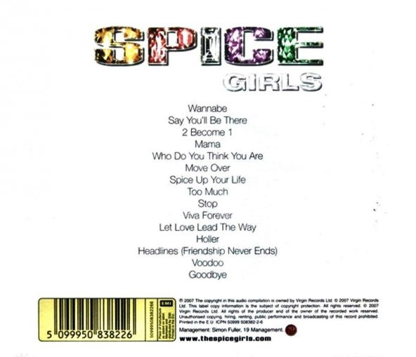 SPICE GIRLS - GREATEST HITS (CD) (2007) - 2