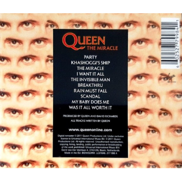 QUEEN - THE MIRACLE (2011 REMASTERED) (CD) - 2