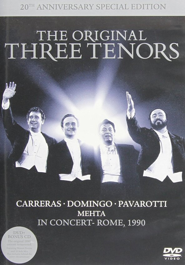 THE ORIGINAL THREE TENORS - IN CONCERT - ROME, 1990 (CD+DVD) (2010)