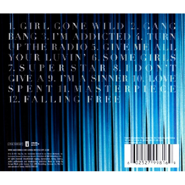 MADONNA - MDNA -CD- - 2
