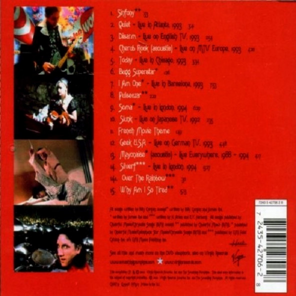THE SMASHING PUMPKINS - EARPHORIA (CD) (2002) - 2