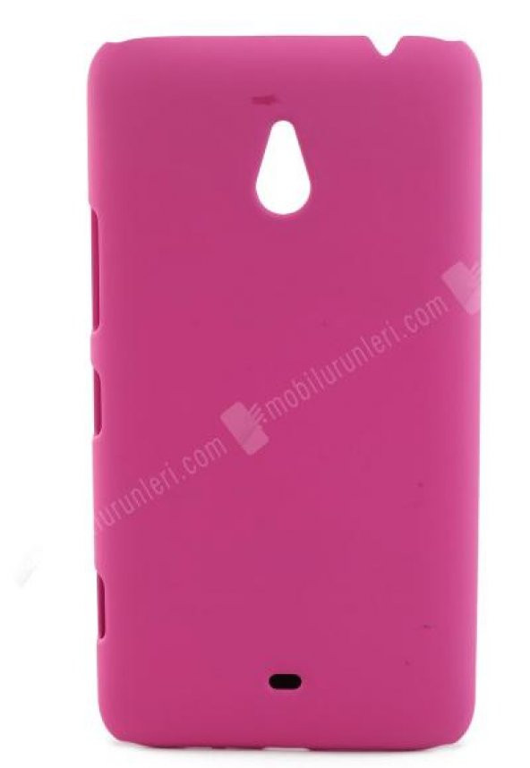 Nokia Lumia 1320 Pembe Rubber Arka Kapak