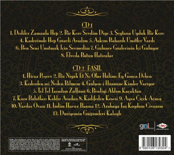 AJDA PEKKAN & MUAZZEZ ABACI - SOLO & DUET & FASIL (2 CD) - 3