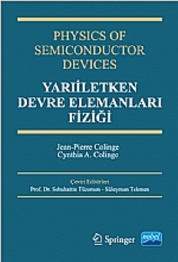 Yarıiletken Devre Elemanları Fiziği - PHYSICS OF SEMICONDUCTOR DEVICES