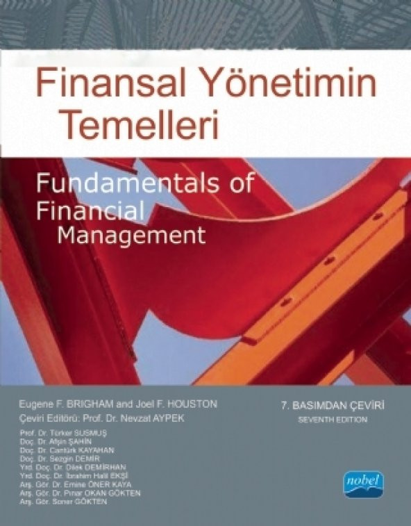 FİNANSAL YÖNETİMİN TEMELLERİ - Fundamentals of Financial Management