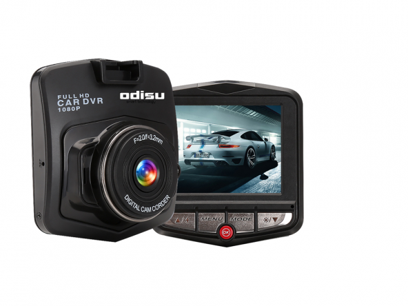 Odisu S2 Full HD Araç Kamerası + Araç içi Silikon Ped HEDİYE!