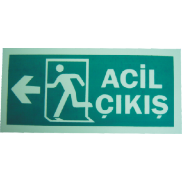 LOREX LR-FL Fosforlu Yön Levhası (Sol Yön)