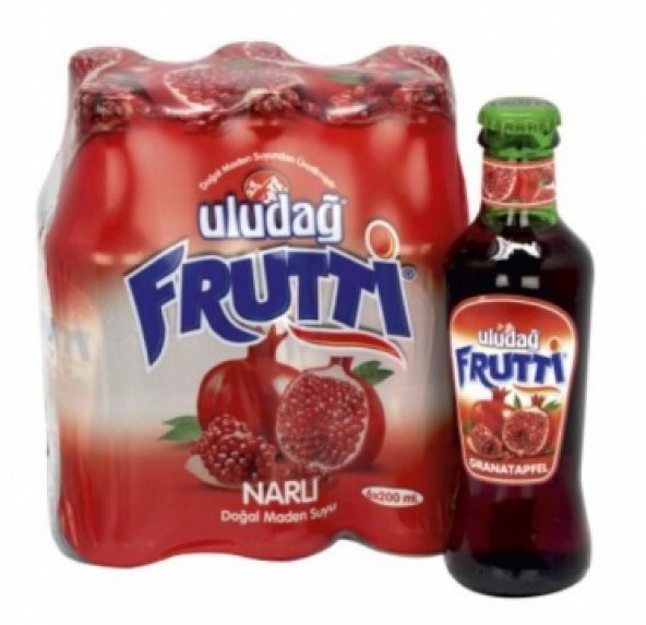 Uludağ Frutti Nar 200 ml (6 Adet)