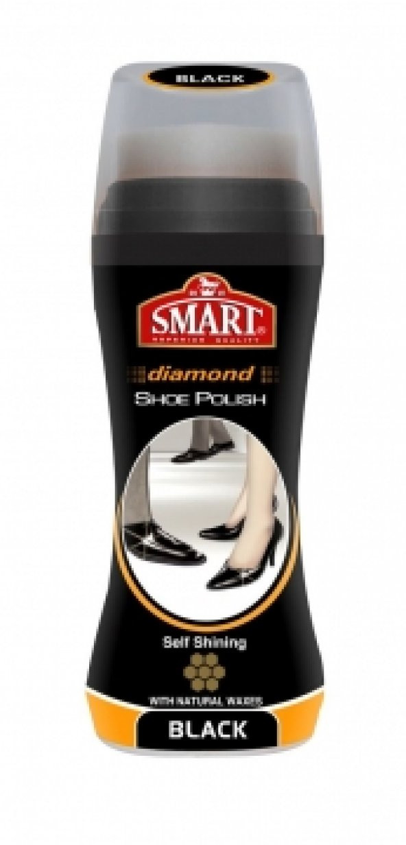Smart Diamond Likit Ayakkabı Boyası Siyah 80 ml