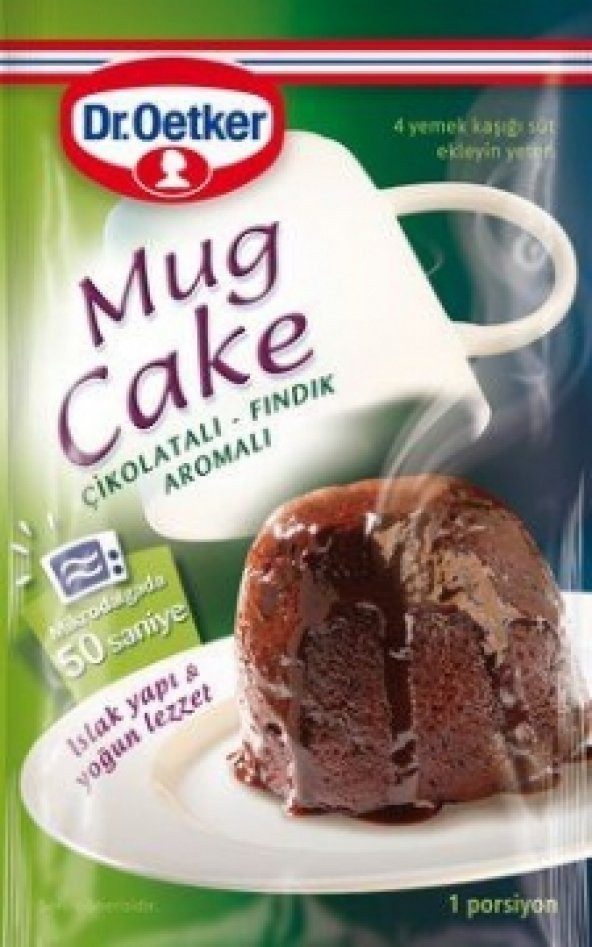 Dr.Oetker Mug Cake Çikolatalı Fındık 44 g