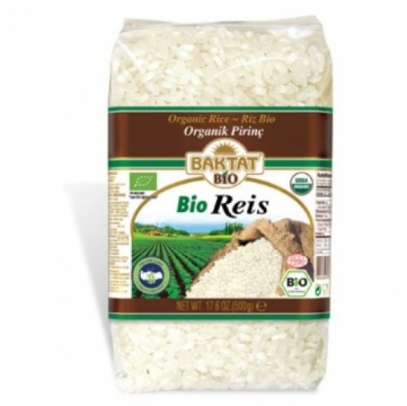 Baktat Organik Pirinç 500 gr