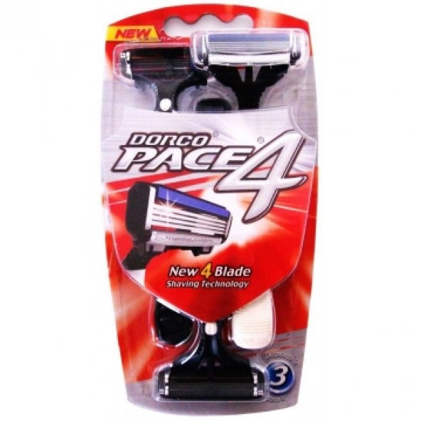 Dorco Pace 4 Tıraş Makinesi Bıçak Kullan At 3 Adet