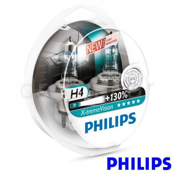 Philips H4 X-treme Vision Far Ampulü 130 Daha Fazla