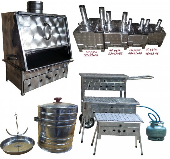KROM ÇELİK KÖMÜRLÜ MANGAL - 6