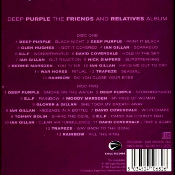 DEEP PURPLE - THE FRIENDS AND RELATIVES ALBUM (2 CD) (1999) - 2