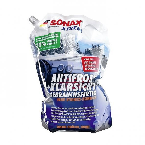 Sonax Antifrizli Cam Suyu Kullanıma Hazır 3 lt.