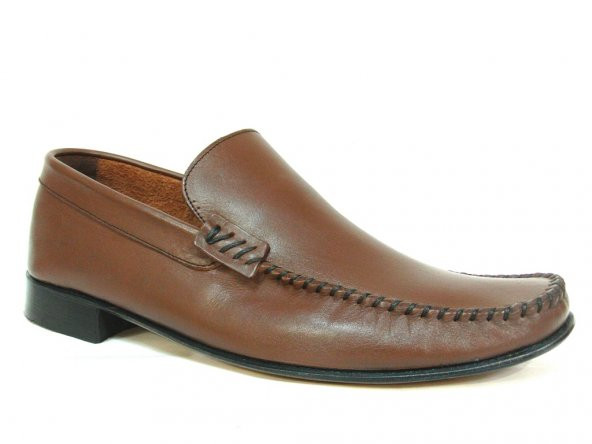 Darkwood 55805 Kahverengi Bağcıksız Kösele Erkek Ayakkabı