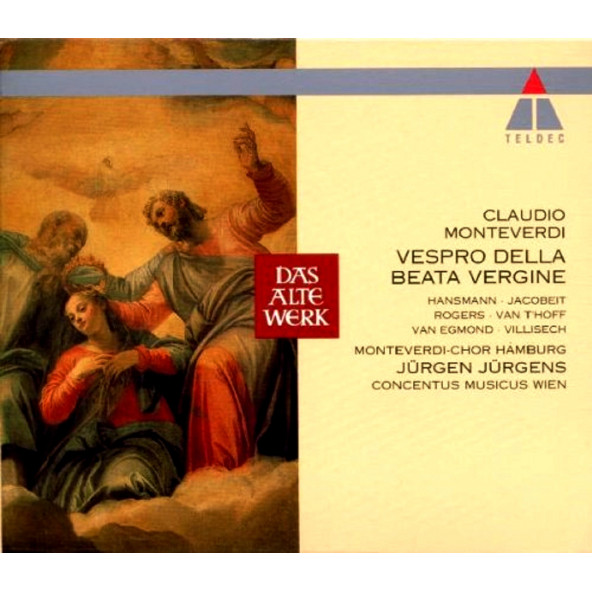 MONTEVERDI - VESPRO DELLA BEATA VERGINE JURGEN JURGEN CONCENTUS MUSICUS WIEN (2 CD) (1993)